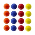 thumbnail image 1 of 16 pelotas de entrenamiento de golf de espuma de poliuretano multicolor de 4,2 cm con textura realista para accesorios de jardín., 1 of 8