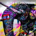 thumbnail image 4 of Cuadro Elefante Colores Graffiti, 4 of 4