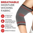 thumbnail image 4 of ZOYER Performance Elbow Compression Sleeve, 4 of 7