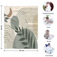 thumbnail image 4 of Green Boho Geometric and Plant Pattern Blanket,Comfortable Soft Flannel Throw Blanket,All Season,Warm Lightweight Blankets for Sofa Bed Couch Living Room Chair,30"x40", 4 of 4