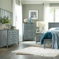 thumbnail image 4 of Grain Wood Furniture Greenport Queen Size Solid Wood Bed with a Brushed Grey finish, 4 of 9