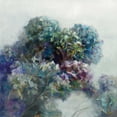 thumbnail image 2 of Nai, Danhui 15x15 Gold Ornate Wood Framed with Double Matting Museum Art Print Titled - Abstract Hydrangea, 2 of 4