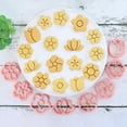 thumbnail image 3 of Mosey 8Pcs/Set 3D Flower Shape Cookie Cutters Plastic Biscuit Mold Cookie Stamp DIY Fondant Cake Mould Baking Pastry Bakeware Kitchen Supplies, 3 of 7