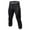Black and gray, variant on Lavaport 3/4 Men’s Compression Sports Tights Pants Baselayer Running Leggings