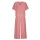 thumbnail image 4 of ICHUANYI Clearance Women's Summer Suit Fashion Short Sleeve Solid Color Trousers Casual Two-Piece Suit(Pink, XL) ICHUANYI WER2023081004651, 4 of 5