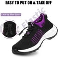 thumbnail image 4 of Sneakers Breathable Women Walking Shoes Slip on Trainers Women's Comfortable Casual Ladies Athletic Shoe Thick Bottom, 4 of 8