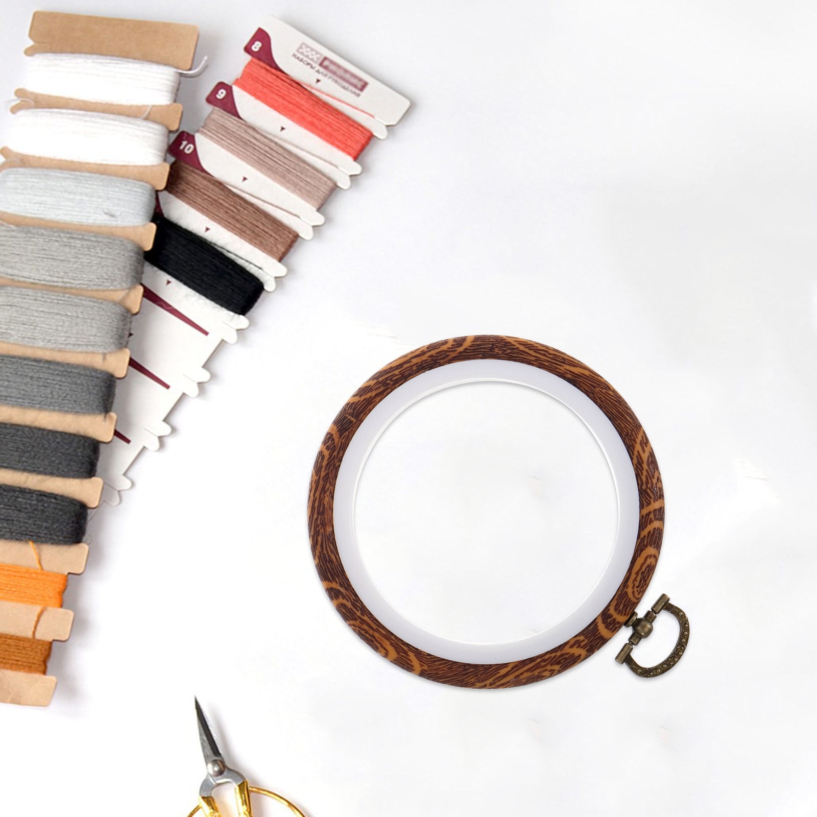 AURARMLET Versatile Embroidery Hoops Portable and Durable for Various Projects 10Pcs