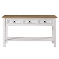 thumbnail image 3 of OS Home and Office Furniture Cottage Series Wood Hall Table in Corona Snow, 3 of 7