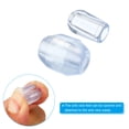 thumbnail image 5 of REGALWOVEN Kitchen Sinks Rack Feet, Plastic Sink Protector Feet with Bumpers Cover for Sink Rack Grid Clear, 5 of 7