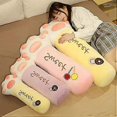thumbnail image 4 of ZHAOCHENG Bonita almohada de tela de terciopelo con forma de gato con garras largas y plumas, almohada de beso de 50 cm, 4 of 4