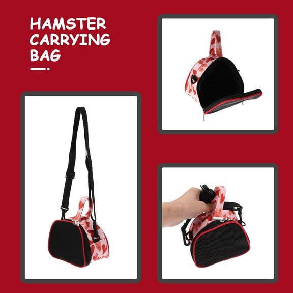 Tineasur Small Animal Travel Carrier with Handle, Portable Pet Carrier for , Guinea Pigs, Hamsters, and Small Pets