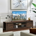thumbnail image 3 of Gymax Porte de Grange Coulissante TV Stand pour la Télévision jusqu'à 65 '' Centre de Divertissement à Écran Plat, 3 of 10