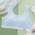 thumbnail image 2 of LRen Girls Training Bras 10-12 Years Seamless Stretchy Sports Bra Girls Seamless Wireless Sports Bralettes Solid Color with Adjustable Straps Pads Sports Underwear Tops for Girls, 2 of 4