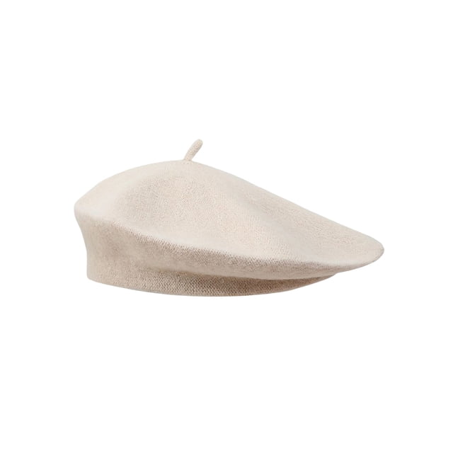 Qarigey Sombrero de boina para otoño e invierno para niña, gorro cálido elegante de estilo Vintage para mujer, gorros cálidos, accesorio para fiesta Sombreros Beige Qarigey AP013143-02