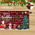 thumbnail image 5 of Christmas Valances 54" W x 18" L - Christmas Kitchen Curtains Valance for Windows Rod Pocket Christmas Kitchen Decor Decorations, 5 of 5