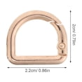 thumbnail image 2 of unbranded 12Ud Anillos D Metálicos Para Fabricación De Bolsos Con Y Seguro, 2 of 8