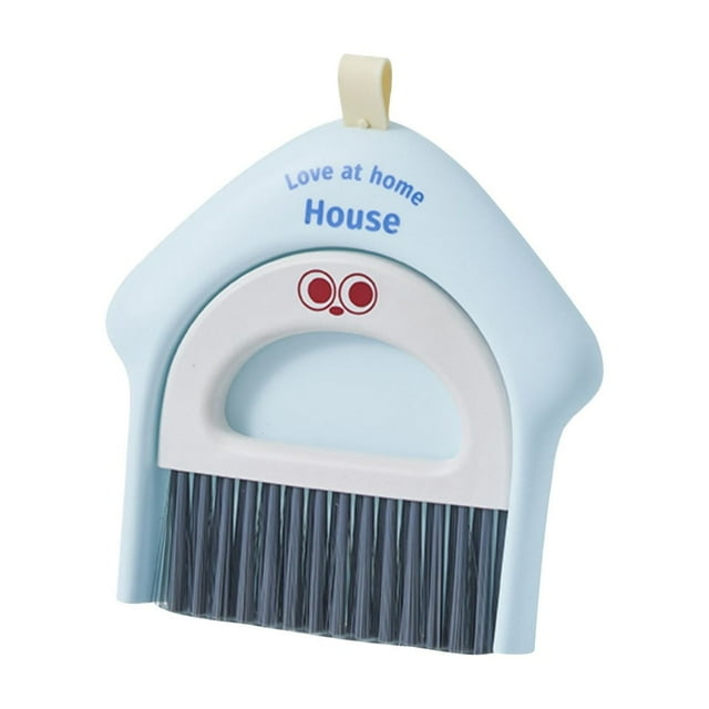 BINGLI Mini Hand Broom and Dustpan Set Small Dust Pans with Brush Set Cleaning Tool for Desk, Car and Animal Waste