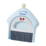 Piwvid Mini Dustpan and Brush Set Durable Small Broom and Dustpan Set Portable Dust Pan and Brush Set Table Desktop Cleaning Supplies for Home Car Camping Kitchen Table