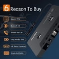 thumbnail image 2 of Receptor de casete Bluetooth 5.0 Arsvita Adaptador de audio para coche, 2 of 7