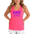 thumbnail image 4 of Easy Tiger Tank Top for Women and Teens Trendy Everyday Tiger Sleeveless Tee Neon Pink Tank Top Medium, 4 of 4