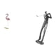 thumbnail image 5 of Escultura de resina de flamenco jugando al golf. Figura de arte moderno con soporte metálico para jardín, estanque, de flores o estante para am, 5 of 8