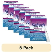 (6 pack) Refresh Celluvisc Lubricant Eye Gel Drops, Single-Use Containers, 30 Count (Pack of 1)