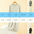 thumbnail image 3 of Ashirexll Sleep Shirts for Women, Nightgowns for Women Long Sleeve Nightgown Winter Loose Soft Robe for Home Wear, 3 of 5