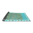 thumbnail image 2 of Ahgly Company Indoor Rectangle Southwestern Light Blue Country Area Rugs, 2' x 4', 2 of 4