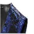 thumbnail image 4 of Men’s Victorian Gothic Steampunk Vest Paisley Formal Waistcoat Large Size Western Suit, 4 of 7