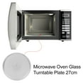 thumbnail image 3 of EeaseCA Y-Type Microwave Glass Plate Turntable Plate Replacement for Home Microwave Oven Daily Use (27cm Diameter, Transparent), 3 of 8