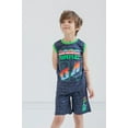 thumbnail image 3 of Teenage Mutant Ninja Turtles Toddler Boys T-Shirt Tank Top and Shorts 3 Piece Outfit Set Toddler to Big Kid, 3 of 5