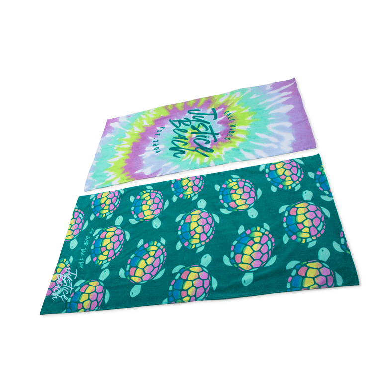 Loftex 100% Cotton 30″ x 60″ Youth Beach Towel Turtles