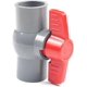 thumbnail image 1 of KAIYANG Válvula de bola de PVC, válvula de tubería de agua de plástico, conectores rectos de válvula de bola de U-PVC para controlar y detener el flujo (25 mm), 1 of 5