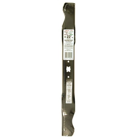 Arnold 490-100-M085 Mulching Mower Blade, 22 in L, Carbon Steel