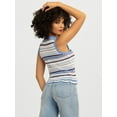 thumbnail image 4 of Jessica Simpson Women's and Women's Plus Kiari Cotton Sweater Tank Top, Sizes XS-4X, 4 of 6