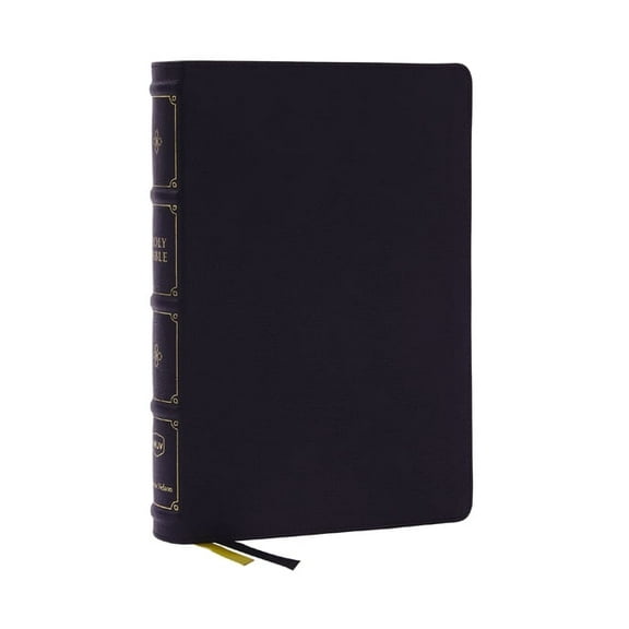 Nkjv, Large Print Thinline Reference Bible, Blue Letter, MacLaren Series, Leathersoft, Black, Comfort Print: Holy Bible,, (Hardcover)