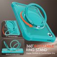 thumbnail image 3 of XYX For Samsung Galaxy Tab A9/ Tab A11 Case 8.7 inch, 360 Rotating Hand Grip, Shoulder Strap, Heavy Duty Drop Protection, Blue, 3 of 7