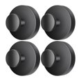 thumbnail image 1 of 4 piezas de tazas de succión ganchos de pared ganchos de pared guardado de perchas modernas estantes de ducha para la ventana de baño de vidrio casa Negro, 1 of 8