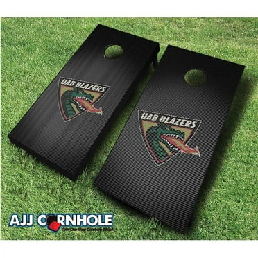 AJJCornhole 110-UABSlanted UAB Blazers Slanted Theme Cornhole Set with Bags - 8 x 24 x 48 in.