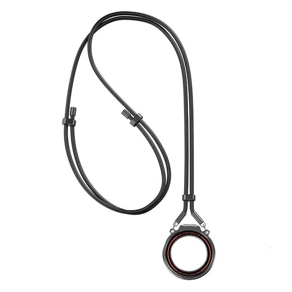 MOMOJIA Detachable Magnetic Phone Holder Strap Adjustable Neck Wrist Rotating Circle Gift