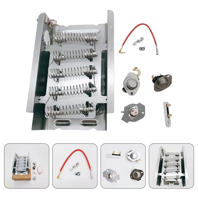 TABLZONE 1 Set Heating Element for Dryer Appliances Stainless Steel 10.0X5.5X2.4In