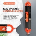 thumbnail image 3 of Linnome Irregular Contour Gauge Woodworking Measuring Tool Curve Ruler Profile Duplicator for Carpentry Projects Shape Copy Template Professional Use Crafting Aid, 3 of 5