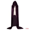 thumbnail image 1 of Disfraces de Halloween, mujeres, hombres, capa elegante, con capucha, bruja adulta, capas largas negras para fiestas navideñas, capas con capucha Methold JR0584-29B, 1 of 3