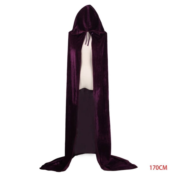Disfraces de Halloween, mujeres, hombres, capa elegante, con capucha, bruja adulta, capas largas negras para fiestas navideñas, capas con capucha kenally JR0584-29B