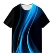 thumbnail image 5 of Men'S T-Shirt Short Sleeve Printed Summer Round Neck Top Trend Casual Sweatshirt 2XL, 5 of 5