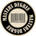 thumbnail image 3 of CafePress - Masters Degree Priceless Bar Code Women's Long Sle - Women's Long Sleeve Graphic Casual T-Shirt, 3 of 4