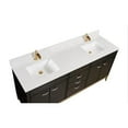 thumbnail image 3 of Altair Design 73 in. Stone effects Vanity Top in Jazz White with White Sink, 3 of 4