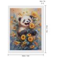 thumbnail image 2 of Diamond Art Kits for Adults, Elegant Cute Panda SunflowerDiamond Painting Kits for Beginners, Frameless Round 5D Full Drill Diamonds Art Gem Art Crafts Home Decor Gifts, 2 of 8