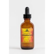 CEDARWOOD ESSENTIAL OIL ORGANIC AROMATHERAPY 100% PURE GLASS DROPPER 2 OZ, 59 ml