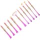 thumbnail image 5 of 10 brochas de maquillaje de pelo suave, portátiles, para sombras de ojos, polvos sueltos, colorete, herramienta cosmética M007, 5 of 14